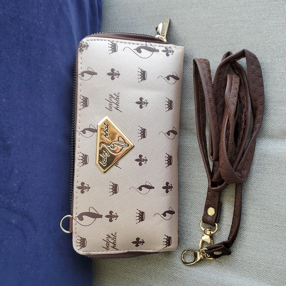 Baby Phat Wallet Dual Zipper Multipockets
